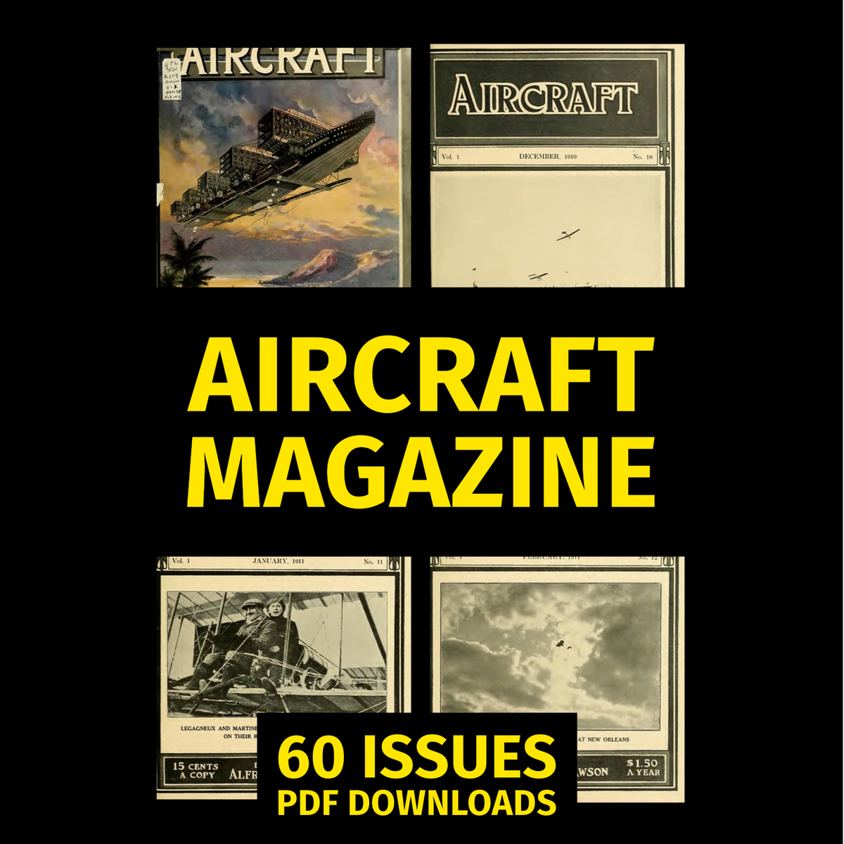 Aircraft Magazine Complete Archive - 60 Issues - PDF Downloads